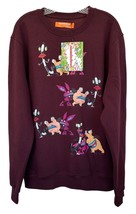 Nickelodeon Unisex Pullover Sweatshirt Crew Neck Both Side Printed Size ... - £31.47 GBP