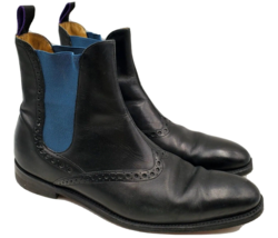 Paul Smith Chelsea Ankle Boots Mens US Size 8 Black 1138 - $87.76
