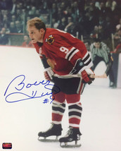 Bobby Hull Signed 8x10 Photograph - Chicago Blackhawks (Red) - £39.31 GBP