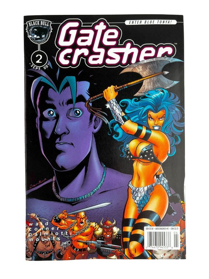 Gatecrasher #2 Enter Blue Tonya 2000 Black Bull Comics - $4.00