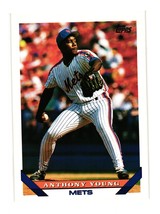 1993 Topps #734 Anthony Young New York Mets - £3.18 GBP