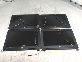 Lot of 4 HP 11 G4 Chromebook 11.6&quot; Laptop LCD Screen Assembly w/ Hinges - £46.54 GBP