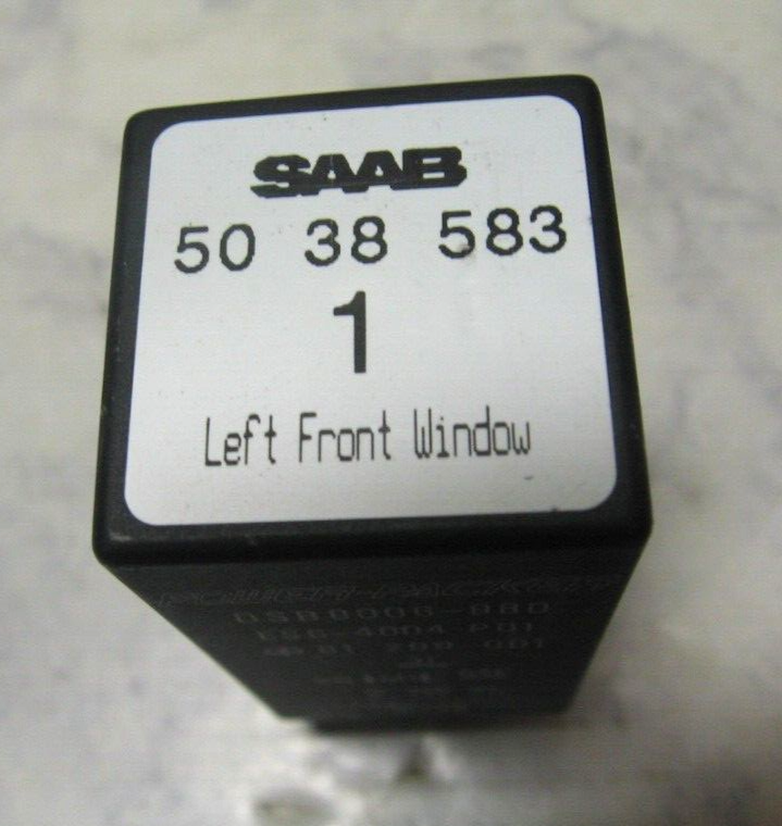1999-2003 SAAB 9-3 CONVERTIBLE Left Front DRIVER SIDE WINDOW RELAY 50 38... - $29.60