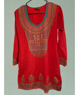 Vintage Libas Designs Size 38 (Small) Woman&#39;s Kurti Tunic Top - £21.43 GBP