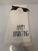  Rae Dunn Halloween Dish Towels Trick Or Treat &amp; Happy Haunting (2)NEW - £13.42 GBP
