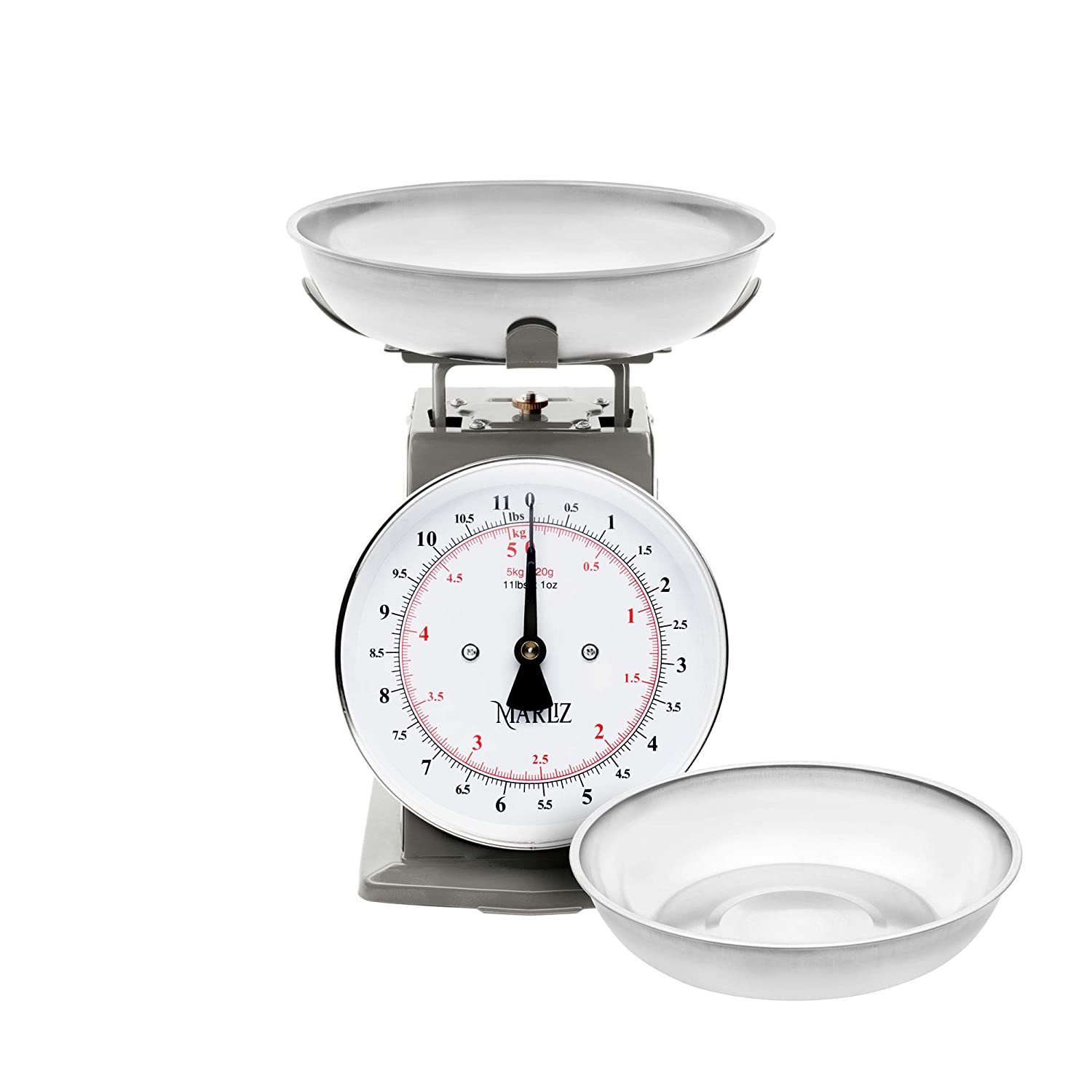 Primary image for Marliz 11 Lb/ 5Kg Old Antique Style Mechanical Kitchen Scale With 2 Bowls |Food