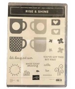 Stampin Up Rise &amp; Shine Stamp Set Coffee And Tea Cups Mugs Cup Mug - $13.99