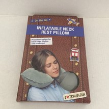 New On the Go Inflatable Neck Rest Pillow - $166.82 MXN
