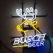 New Busch Beer Deer Neon Light Sign 20"x16" Ship - $153.99