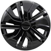One Single 2017-2024 Mitsubishi Mirage Es Style 495-14BLK 14&quot; Gloss Black Hubcap - £19.68 GBP