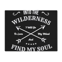 Personalised Black &amp; White Wilderness Poster, Inspirational Travel Decor... - £17.82 GBP