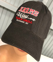 Harms Way Bar and Grill Bloomer Wisconsin L/XL Stretch Baseball Cap Hat  - £10.67 GBP