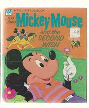 Whitman Tell-a-Tale   WALT DISNEY&#39;S MICKEY MOUSE AND THE SECOND WISH 197... - $18.44