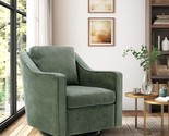 360 Swivel Accent Chair, Upholstered Fabric Leisure Armchair With Lumbar... - $500.99
