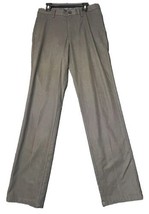 Dockers Dress Pants Grey Pin Stripe Mens Size 28x32 Preppy Work Office Career - $14.03