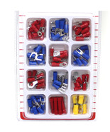 100 pcs Assorted Insulated Electrical Wire Connectors Terminals Set Kit - $6.79