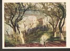 Latvia USSR Postcard Art Painting Im Fruhling In Spring Nature by Zvaguzis - £5.38 GBP