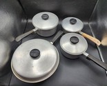 Vintage Kitchen Craft Aluminum Cookware 8-Piece Set - SITS FLAT-  Pots P... - $79.97