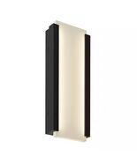 Artika Blade Black Modern 3 CCT LED Outdoor Hardwired Wall Porch Lantern... - €58,52 EUR