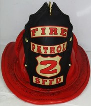 High Eagle Leather Fire Helmet &quot;Fire Patrol 2 SFFD&quot; (rustic red finish) - $1,395.00