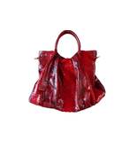 Red Snakeskin Hobo Bag - €206,77 EUR