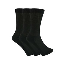 Diabetic Crew Socks for Men and Women with Non Binding Top Full Cushion 3 PAIRS - £8.22 GBP