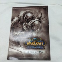 Spoils Of War Checklist And Rules Update For World Of Warcraft Miniatures Game - £7.03 GBP