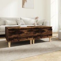 Side Tables 2 pcs Smoked Oak 50x46x35 cm Engineered Wood - £42.79 GBP