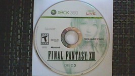 Final Fantasy XIII (Replacement Disc 3 Only) (Microsoft Xbox 360, 2010) - $5.19