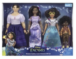 Disney Encanto Doll Gift Set Mirabel Isabela Luisa And Antonio Exclusive 4 Pack - £50.28 GBP