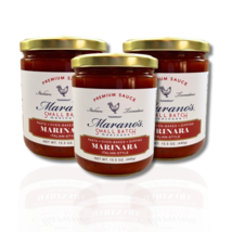 Marano's Small Batch Premium Pasta Sauce, Marinara, 15.5 oz. (Pack of 3)  - £27.97 GBP