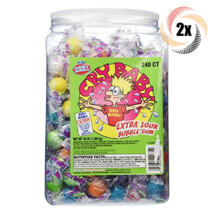 2x Tubs Dubble Bubble Cry Baby Assorted Sour Bubble Gum | 240 Per Tub | 38oz - $59.39