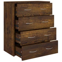 Modern Wooden Chest Of 4 Drawers Home Sideboard Storage Cabinet Unit Woo... - $106.39+