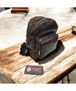 Handmade Vintage Leather Mini Backpack – Distressed Brown Travel Bag –` ... - $3,212.15 MXN