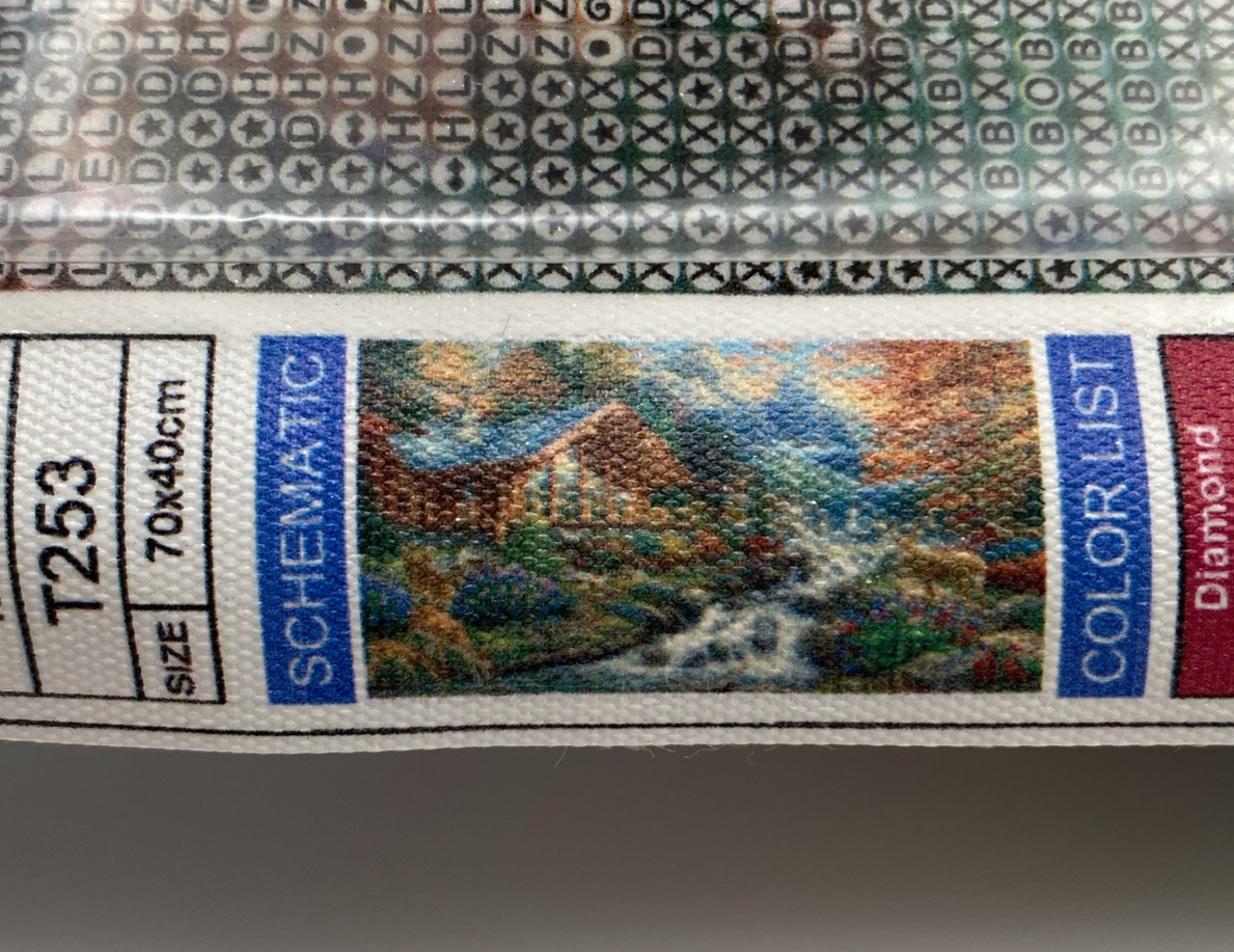 5D Diamond Painting Kit 40 cm x 70 cm House with Deer NEW - $14.24