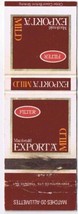 Advertising Matchbook Cover McDonald A Mild Cigarettes - £1.56 GBP