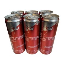 6- Cans Red Bull Winter Edition Pomegranate Full 12oz Ea Collectible Only - £103.90 GBP