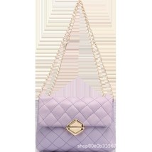 Women Mini Handbag New Elegant Shoulder Messenger Portable Chain Bag Girl PVC Je - £10.27 GBP
