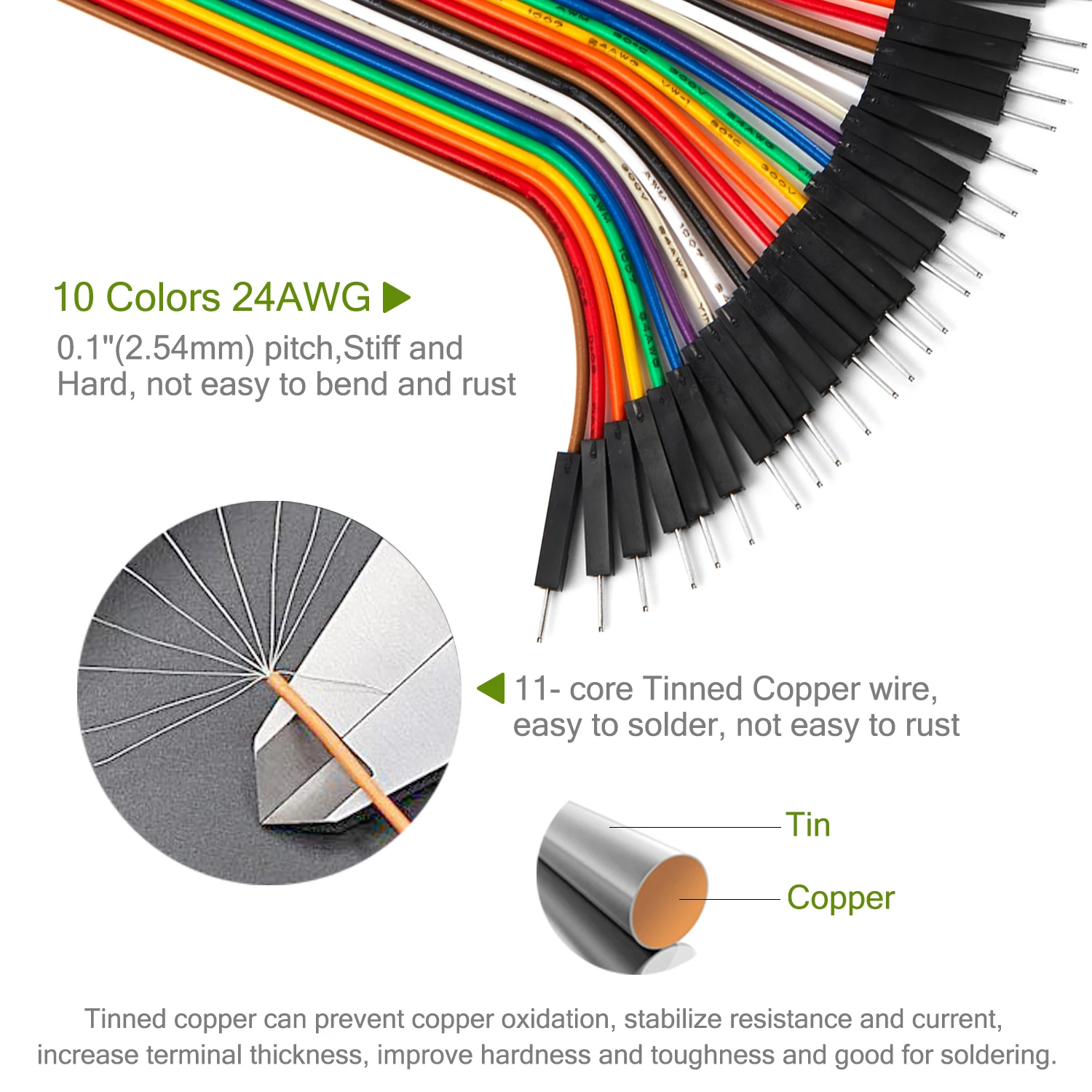 House Home 40-120Pcs 10cm 20cm 30cm Dupont Cable Line Jumper Wire Kit Male Femal - £19.66 GBP