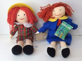 Madeline 14in Plush Cloth Rag Dolls Toy Lot With Outfit 1990 Eden Kids Preferred - £19.08 GBP