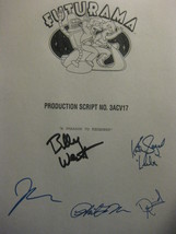 Futurama Signed TV Script Screenplay Autograph Billy West Katey Sagal Jo... - $19.99