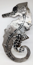 Plasma Cut Metal Seahorse With Baby Wall Art Decor - £39.07 GBP