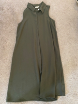 Silence + Noice Urban Outfitters Womens Green Swing shift Tank Dress Size M - £11.90 GBP
