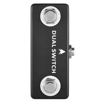 Mosky Dual Switch Guitar Effect Pedal + Stereo Jack Dual Momentary Foots... - £22.65 GBP