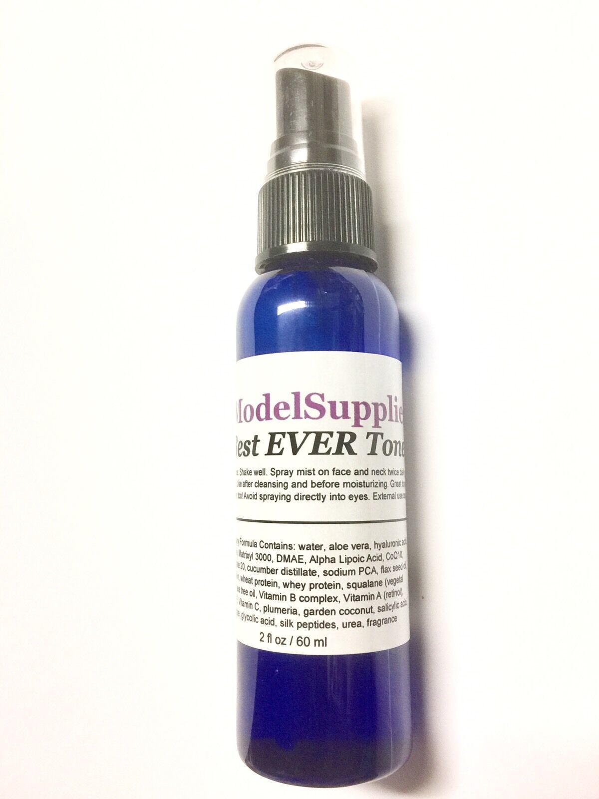 4oz BestEver BE Toner Facial Spray DMAE Aloe Hyaluronic Collagen CoQ10 MSM 120ml