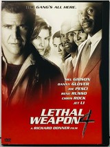 Lethal Weapon 4 Promo Copy Starring Mel Gibson, Danny Glover and Joe Pesci DVD - £7.94 GBP
