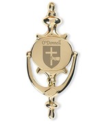 O&#39;Donnell Irish Coat of Arms Brass Door Knocker - $913.81 MXN