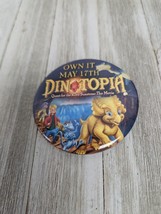 Dinotopia Quest For The Ruby Sunstone Promo Button Pinback - $9.97