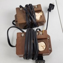Lot of (2) Bachmann Bros. 6605 Brown Hobby Transformer Model Train Controllers - $19.79