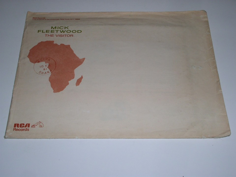 Mick Fleetwood The Visitor Press Kit Vintage 1981 RCA Promo Original Env... - £188.06 GBP